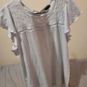 Torrid Laced White Tshirt XXL